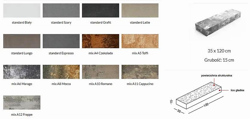 Stopnie schodowe strukturalne Royal Kost-Bet