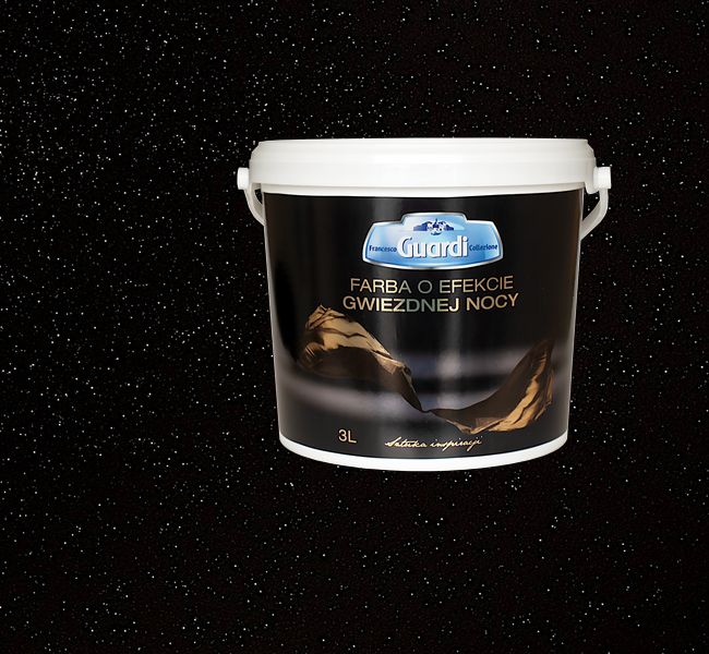 Farba o efekcie gwiezdnej nocy Francesco GUARDI Collezione Lakma