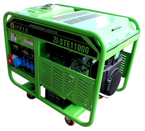 Generator agregat prądotwórczy budowlany AVR benzynowy ZI-STE11000 Zipper