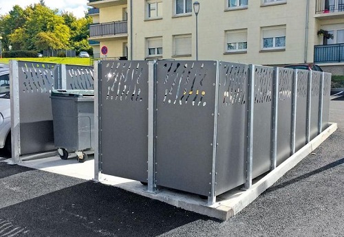 Modułowa osłona śmietnikowa oszalowanie ze stali