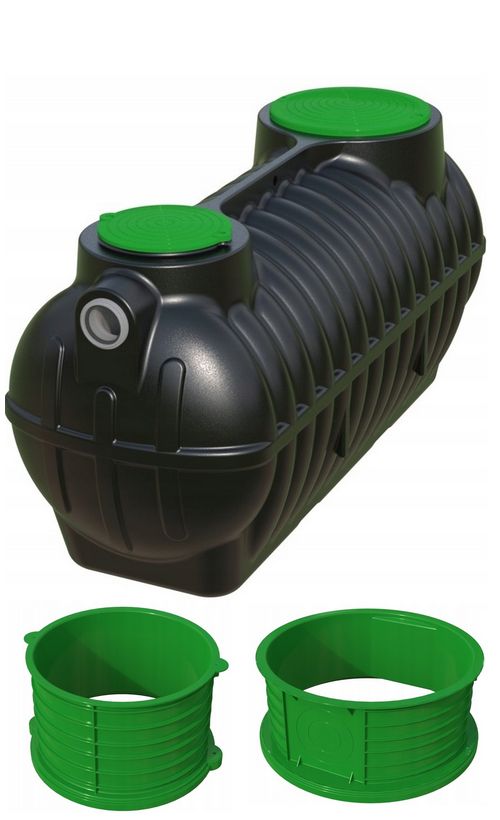 Osadnik gnilny z polietylenu oczyszczalnia 2,5m3 2500L BOLT 2,5 Marseplast