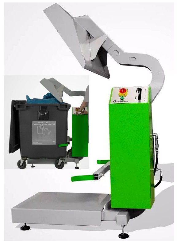 Prasa do odpadów z podnoszoną podłogą Ecobalers VCL1100