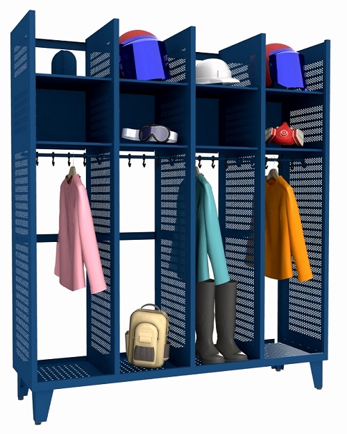 Szafa metalowa strażacka wentylowana STRN300/4 WEN