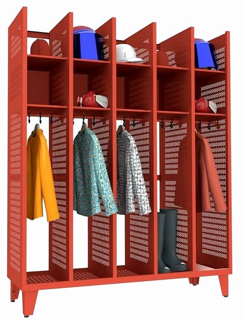 Szafa metalowa strażacka wentylowana STRN300/5 WEN