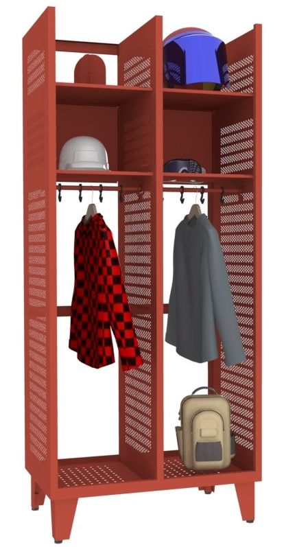 Szafa metalowa strażacka wentylowana STRN300/2 WEN