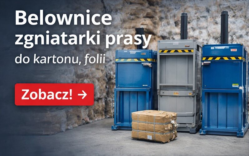 Belownice zgniatarki prasy do kartonu i folii