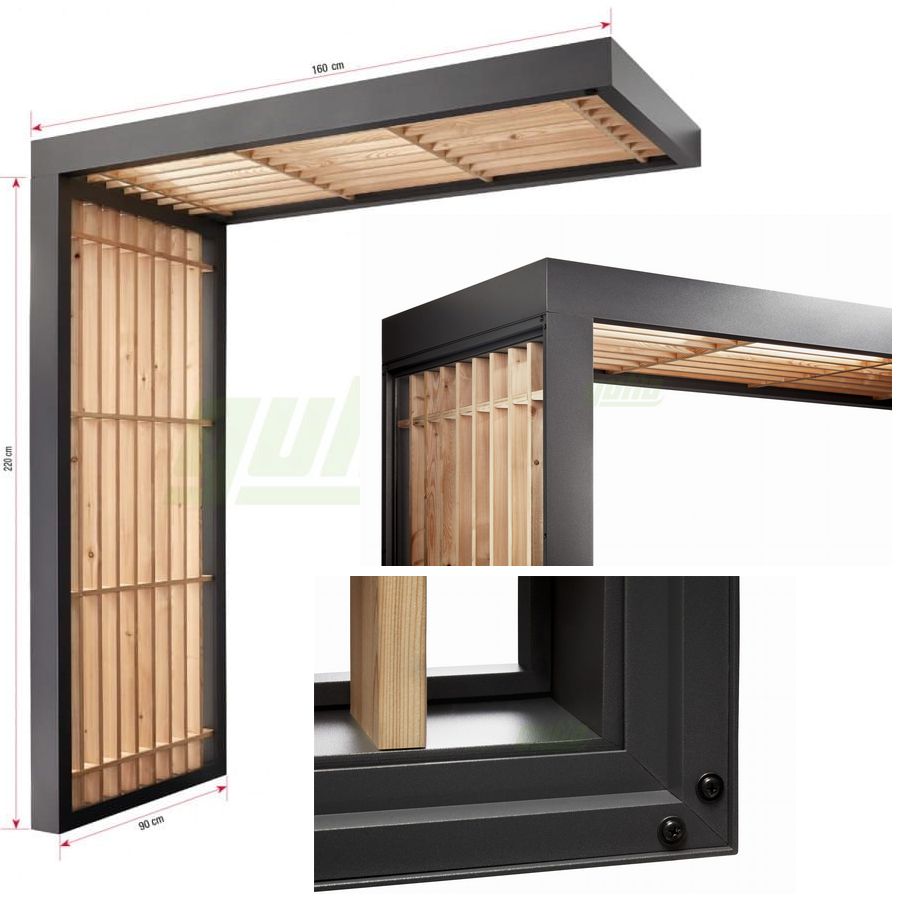 daszek nad drzwi ażurowe BS Timber-Line