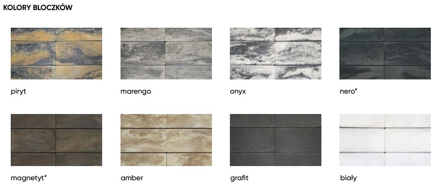 kolory bloczków