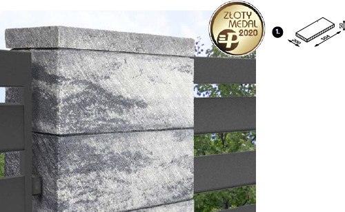 Ogrodzenie roma perfect daszek