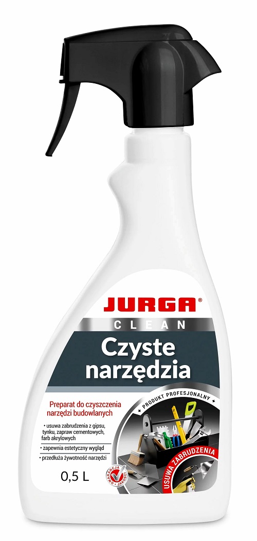 Preparat do czyszczenia narzędzi budowlanych Czyste Narzędzia 0,5L Jurga