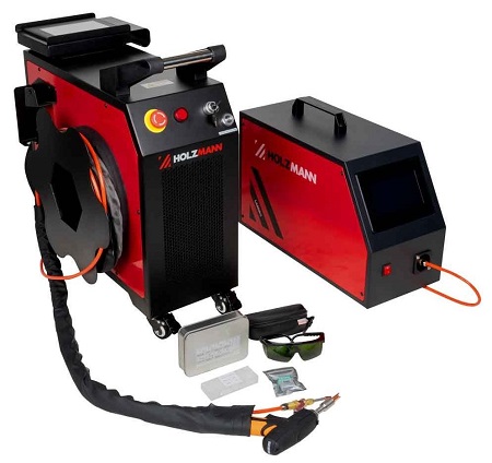 Spawarka przecinarka laserowa chłodzona powietrzem oczyszczarka czyszczarka odrdzewiacz LASER12 Holzmann