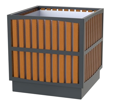 Donica drewniano stalowa RIGER