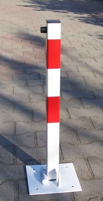 Blokada słupek parkingowy zapora parkingowa model I na kłódkę