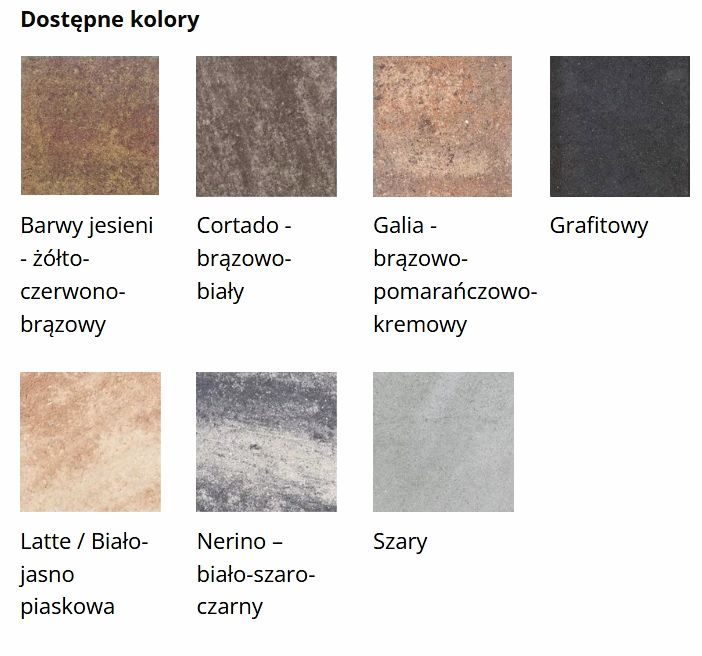 Kostka brukowa Napoli linia Styl